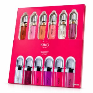 Coffret KIKO Milano Glossy Lip Set - 6 Gloss à Lèvres Ultra Brillants