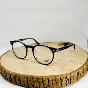 Lunettes de vue Persol – Monture ronde élégante noire unisexe