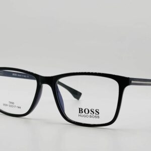 Lunettes de vue Hugo Boss – Monture rectangulaire noire moderne