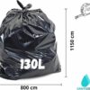 Sac poubelle 130L